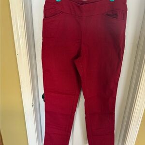 Croft & Barrow Burgundy Stretch Pants